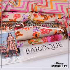 Baroque – Karandi 3-Piece Printed Suit (Article 7)