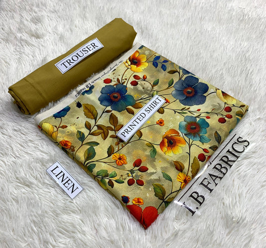 Winter Collection – Bonanza Linen 2-Piece Suit (Article 1)