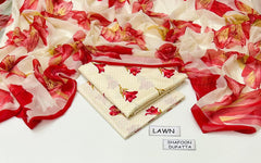 Digital Printed Lawn 3-Piece Suit (Article 12)