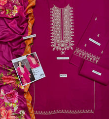 Winter Collection – Kokum Dhanak Marina Embroidered 3-Piece Suit