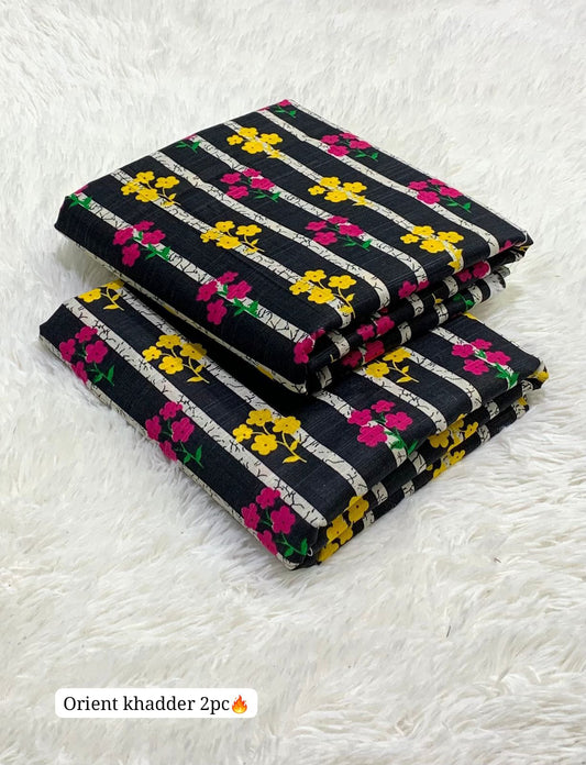 Orient Allover 2-Piece Printed Khaddar Collection (Design 6)
