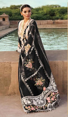 Crimson Heavy Embroidered Lawn Suit with Embroidered Dupatta
