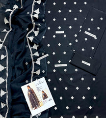 EMBERIODERY LAWN 3PC UNSTICHED