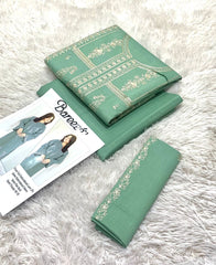 BAROUQE LAWN EMB 2PC UMSTICHED