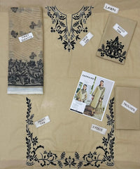 EMBEROIDERY LAWN 3PC UNSTICHED