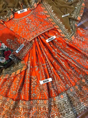 Asim Jofa Chiffon Frock With satin Silk Trouser