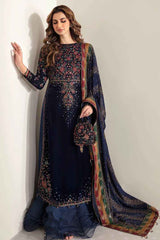 Chiffon Velvet 3Pc Suit  Jazmin velvet luxury wedding Collection