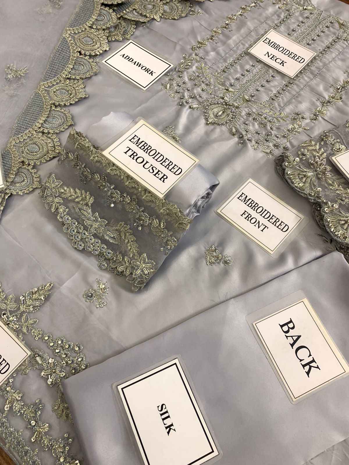 MUSHQ BRAND LUXURY Weeding  Collection Embroidered Suit