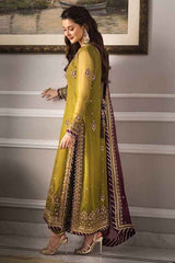 Chiffon Suit With Malai Trouse Embroidered Bunch Asim Jofa
