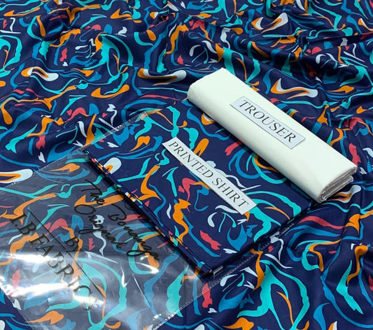 🌿 I.B Fabrics – Lawn Bonanza 2PC Suit (Article-3)