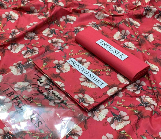 🌿 I.B Fabrics – Lawn Bonanza 2PC Suit (Article-6)