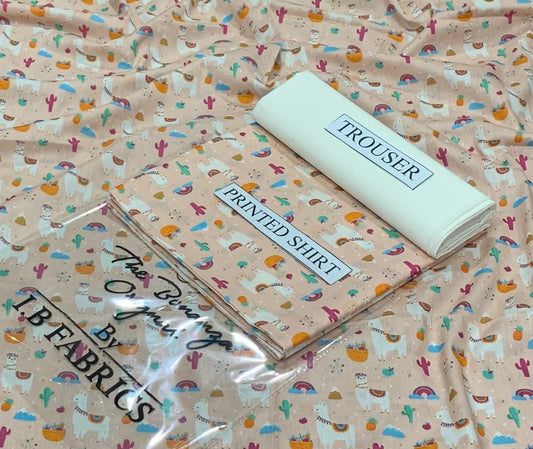 🌿 I.B Fabrics – Lawn Bonanza 2PC Suit (Article-16)