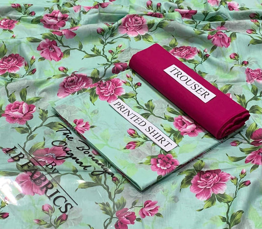 🌿 I.B Fabrics – Lawn Bonanza 2PC Suit (Article-24)