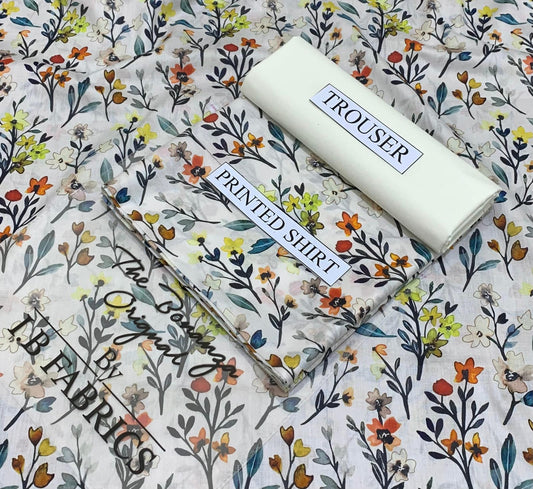 🌿 I.B Fabrics – Lawn Bonanza 2PC Suit (Article-36)