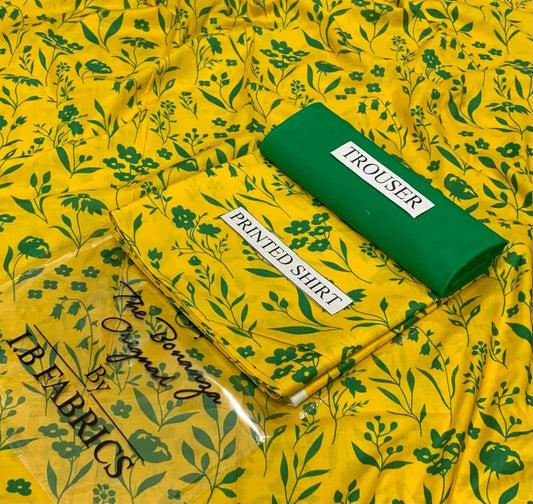 🌿 I.B Fabrics – Lawn Bonanza 2PC Suit (Article-46)