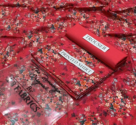 🌿 I.B Fabrics – Lawn Bonanza 2PC Suit (Article-48)