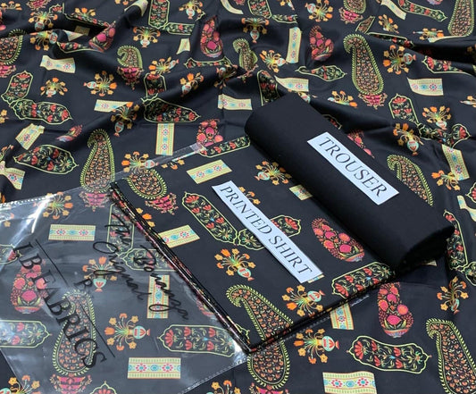 🌿 I.B Fabrics – Lawn Bonanza 2PC Suit (Article-52)