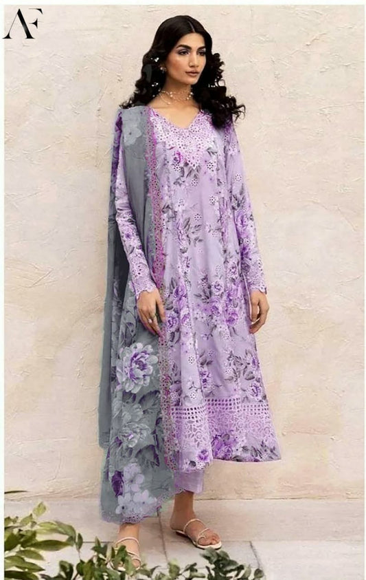 IZNIK LAWN 3PC UNSTICTHED