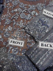 Luxury Festive Collection – Organza & Satin Silk Embroidered Suit