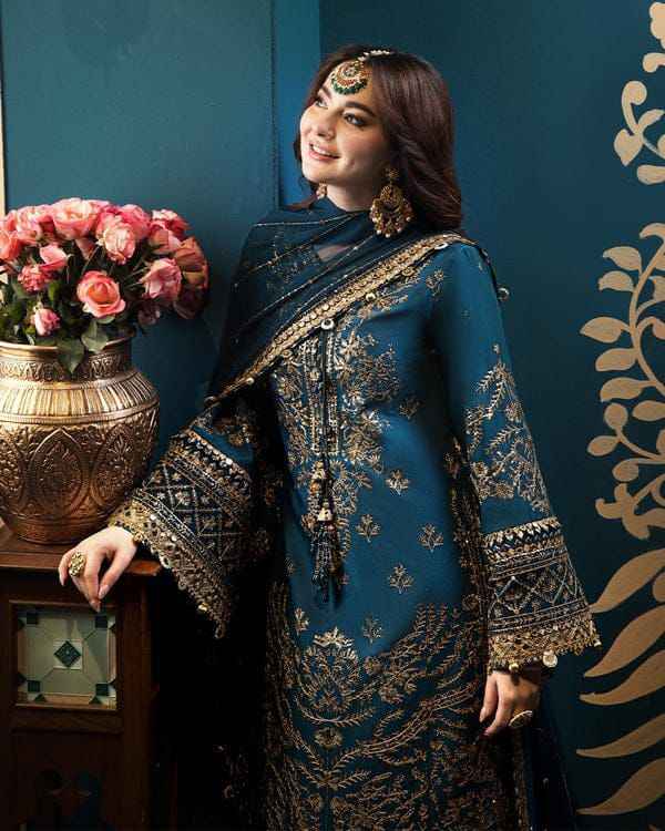 Asim Jofa- Chiffon Ensemble with Elegant Zari & Sequence Work