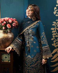Asim Jofa- Chiffon Ensemble with Elegant Zari & Sequence Work