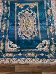 Crimson Chikankari Lawn & Organza Embroidered Suit