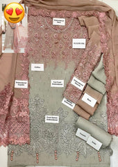 Maria.B Wedding Edition MD 963: 3D Handwork & Embroidered Sleeves