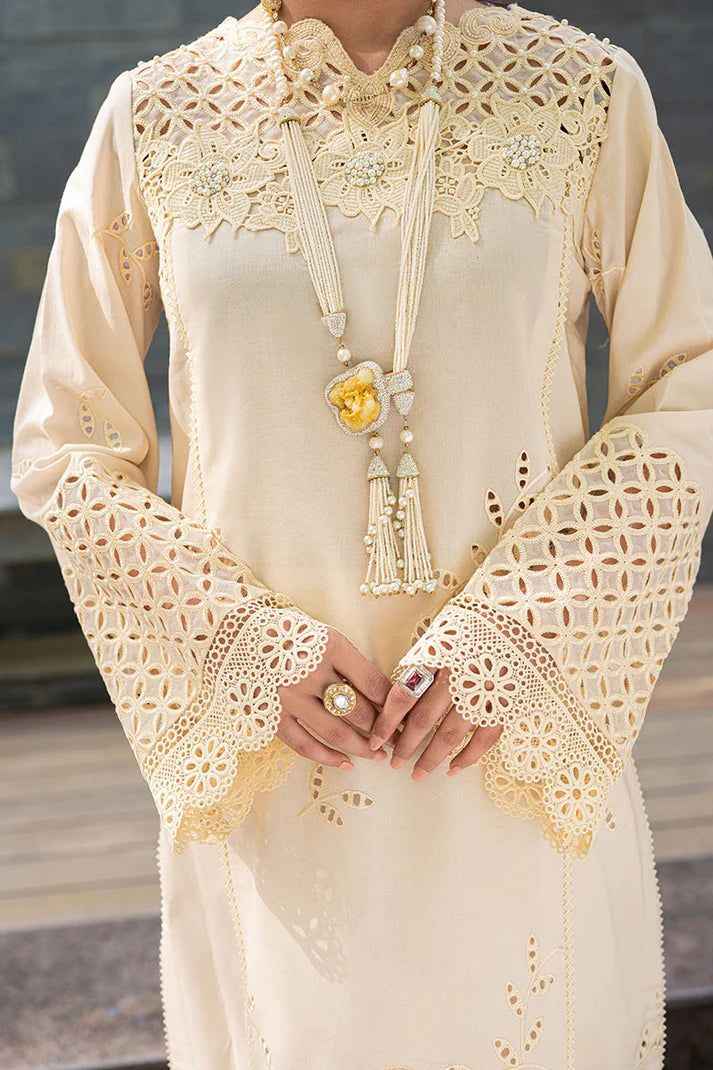 Valentina Creme-24 | Luxury Unstitched Collection