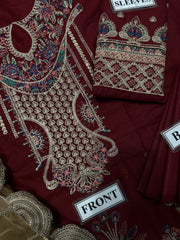 JAZMIN | Premium Replica Edition – Unstitched 2PC Lawn Cotton Suit