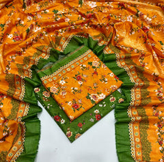 BIN SAEED | Premium Unstitched 3-Piece Lawn Suit (Article 5)