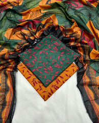 BIN SAEED | Premium Unstitched 3-Piece Lawn Suit (Article 17)