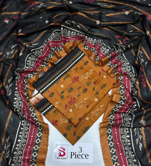 BIN SAEED | Premium Unstitched 3-Piece Lawn Suit (Article 19)