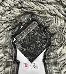 BIN SAEED | Premium Unstitched 3-Piece Lawn Suit (Article 22)