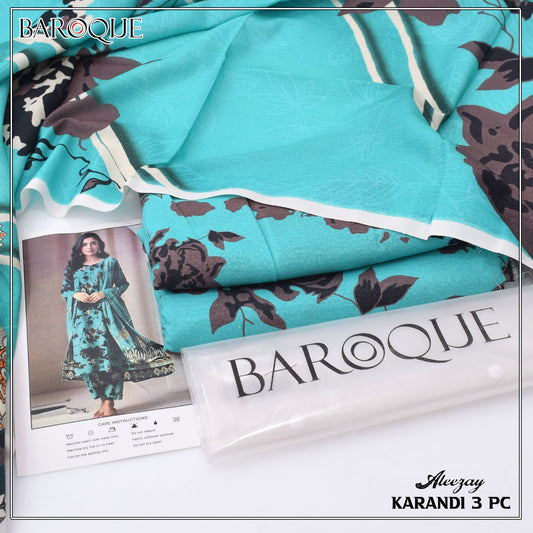 Baroque – Karandi 3-Piece Printed Suit (Article 4)