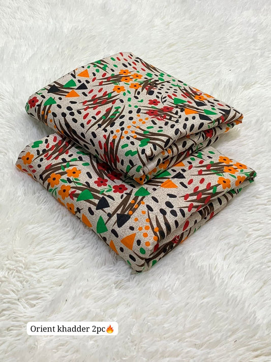 Orient Allover 2-Piece Printed Khaddar Collection (Design 23)